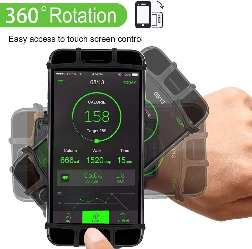 FlexArm | Brazalete Porta Celular 360° para Deporte y Uso Diario