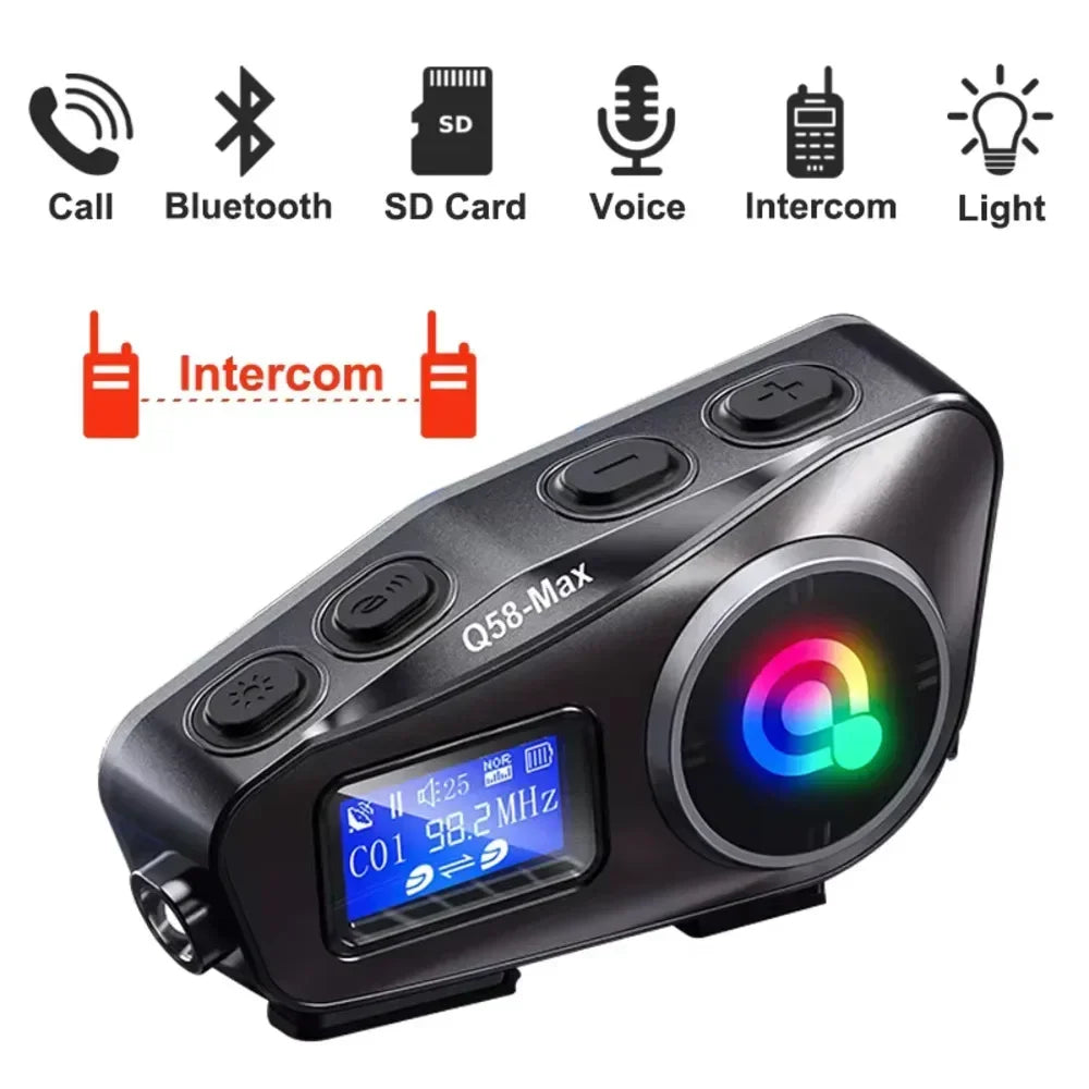 Intercomunicador Q58-max Bluetooth Casco
