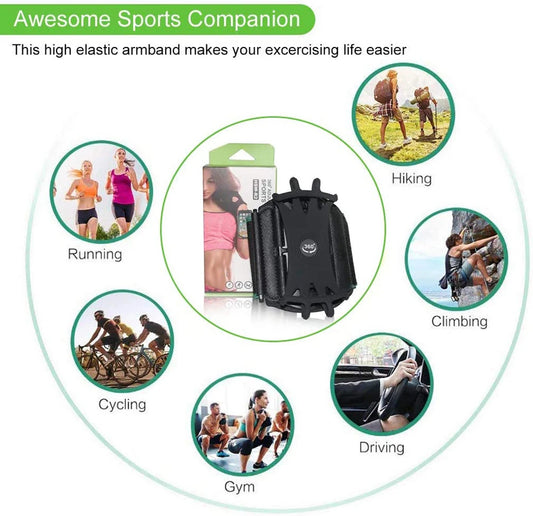 FlexArm | Brazalete Porta Celular 360° para Deporte y Uso Diario